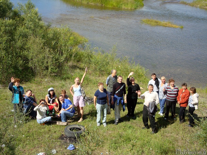 Встреча 2010. Рыбалка в Эльдикане. Река джудюкан в Эльдикане.